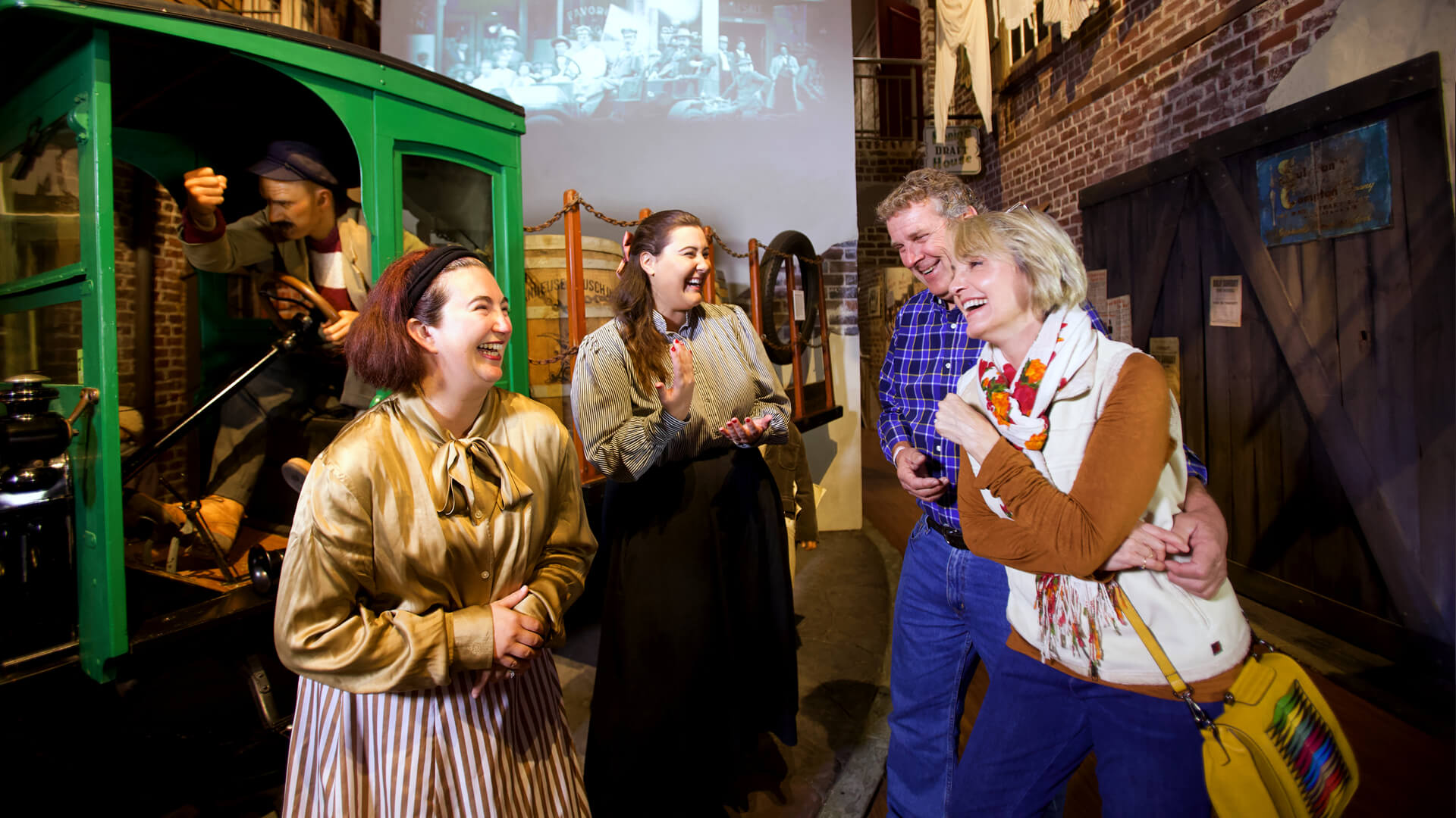 Group tour at the american prohibition museum