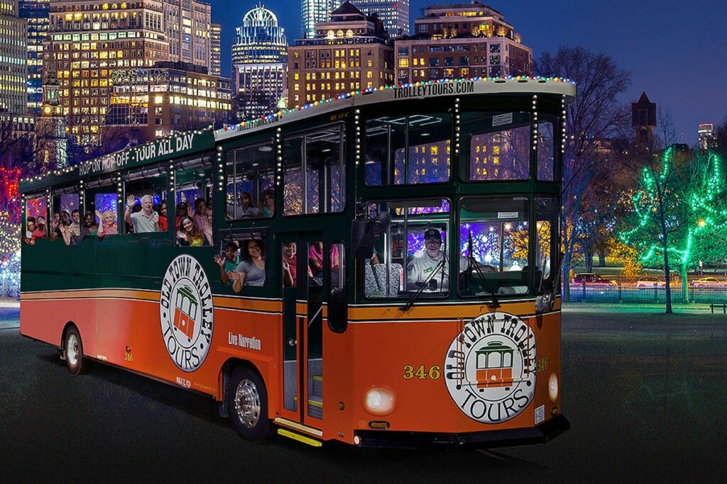 Boston holiday trolley