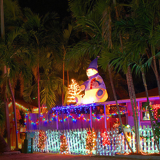 Key West holiday lights
