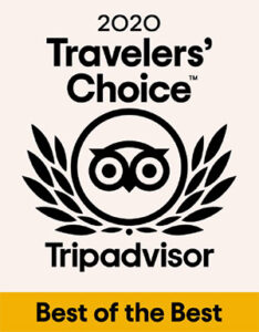 2020 Travelers' Choice TripAdvisor best of the best logo