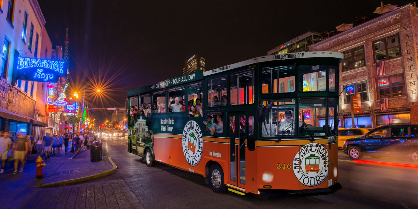 Old Town Trolley night Music tour