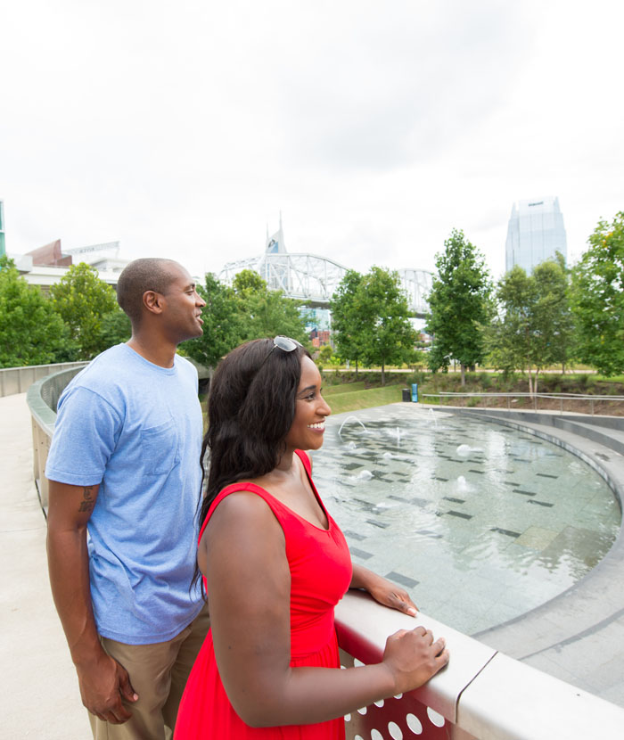 Couple watching nashville
