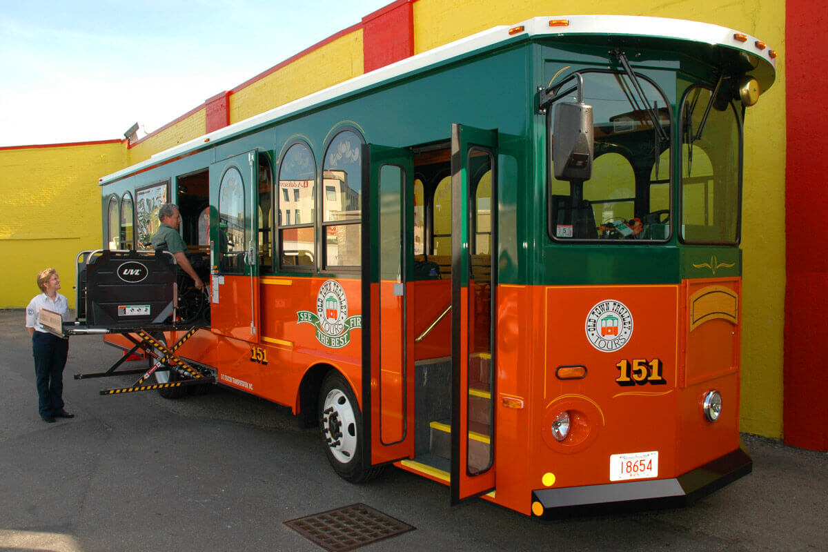 Boston accessible trolley