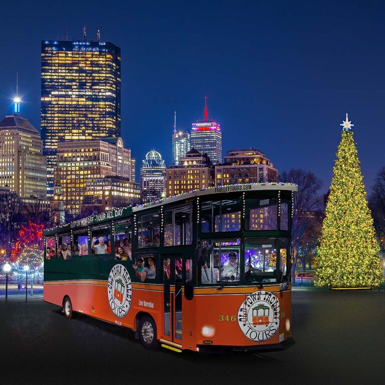 Boston holiday trolley