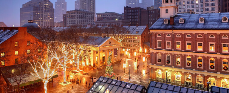 Boston holiday lights