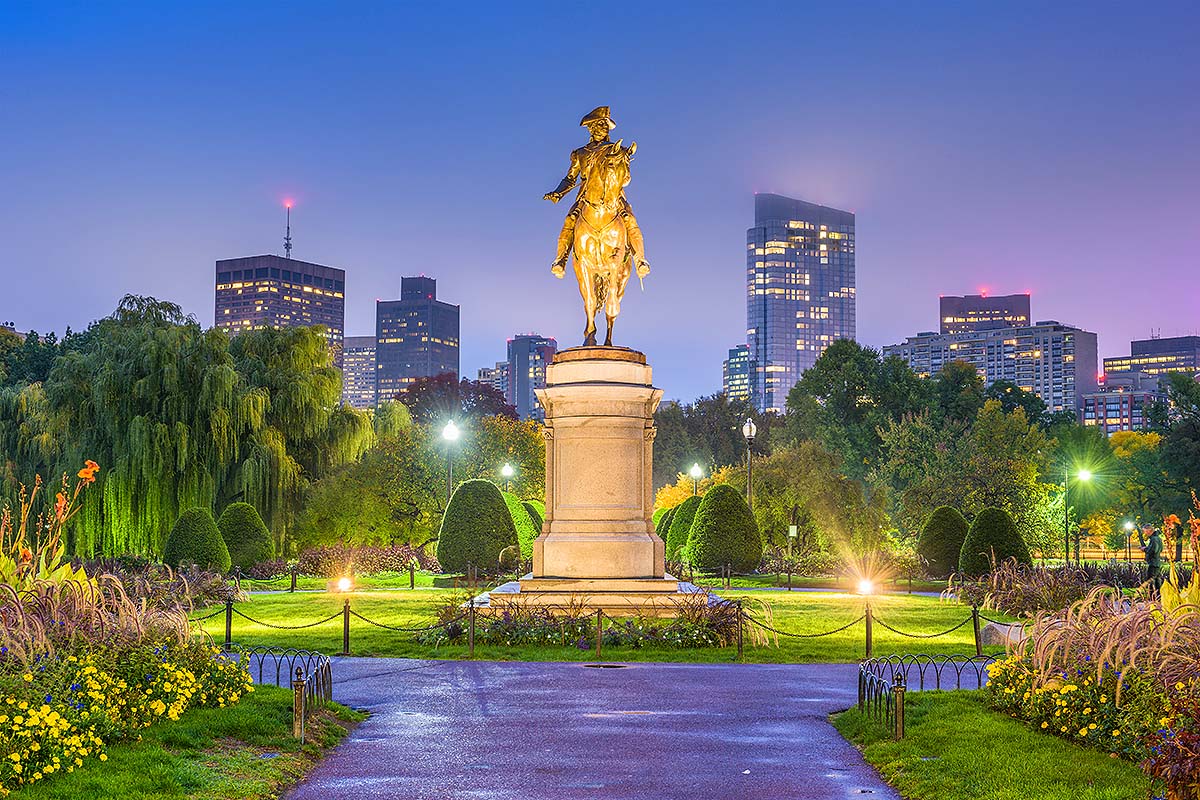 Boston Summer Nights - Public Garden