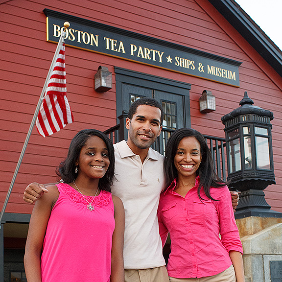 Family at Boston Tea Party Ships & Museum