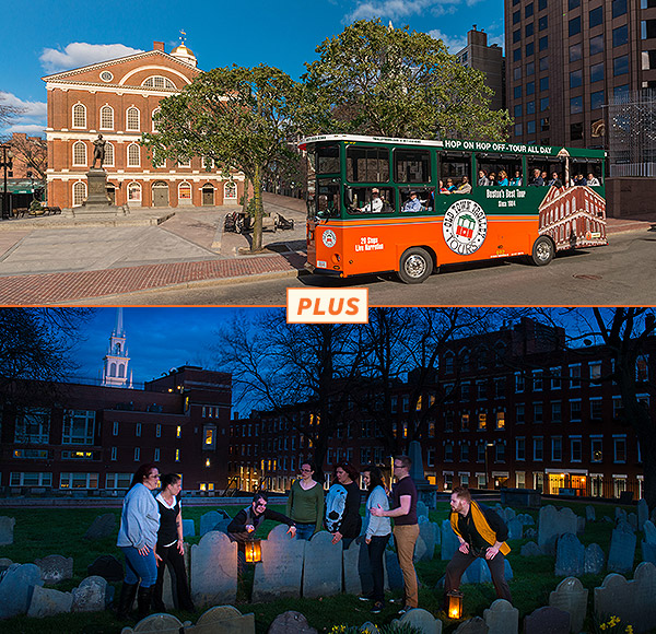 Boston Old Town Trolley and Ghosts & Gravestones tour