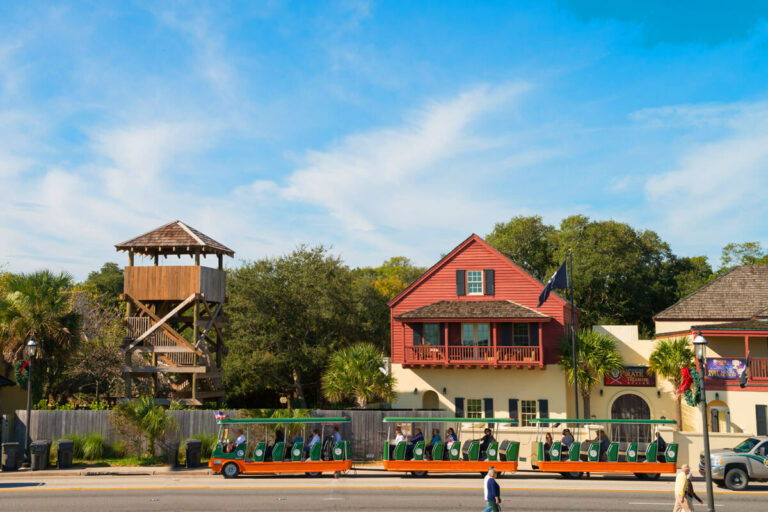 St. Augustine Old Town Trolley at Colonial Quarter