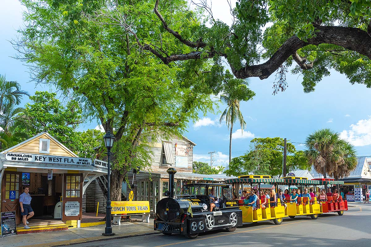 Conch Tour Train at depot