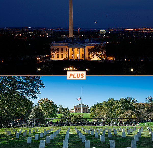 monuments by moonlight and arlington national cemetery package