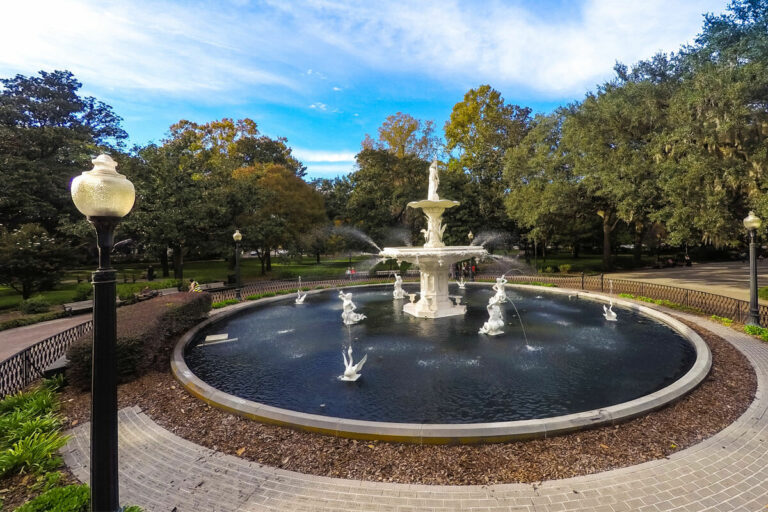 Forsyth park in savannah