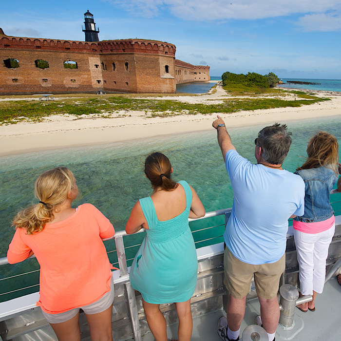 tourists on the yankee freedom heading to the dry tortugas