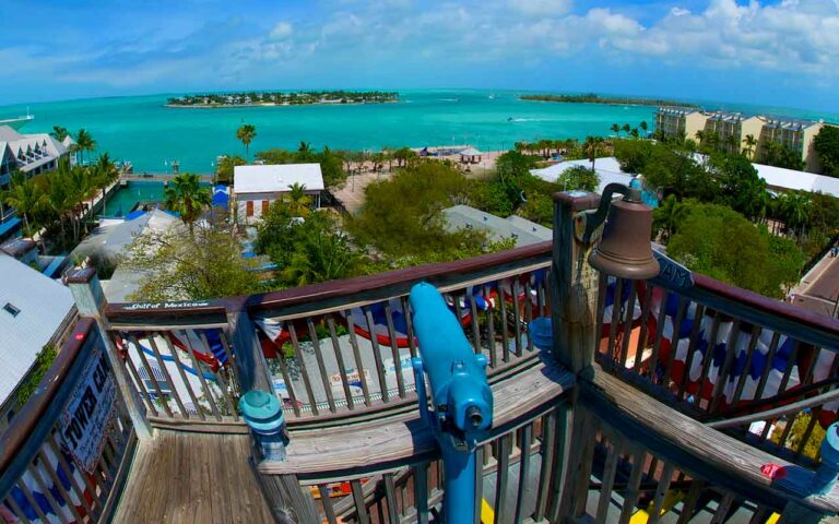 Aerial view of Key West from Shipwreck Museum tower