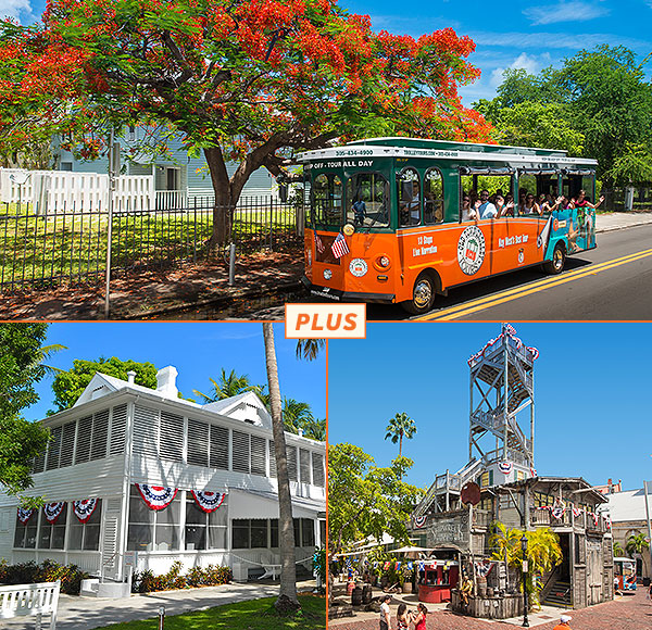 Key West Trolley, Truman White House & Shipwreck Package