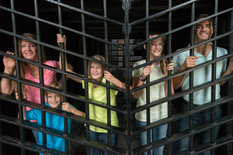 St. Augustine Old Jail guests inside cell