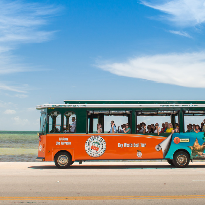 old town trolley in key west