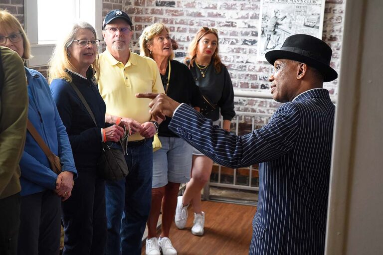 Guests participating of cocktail experience