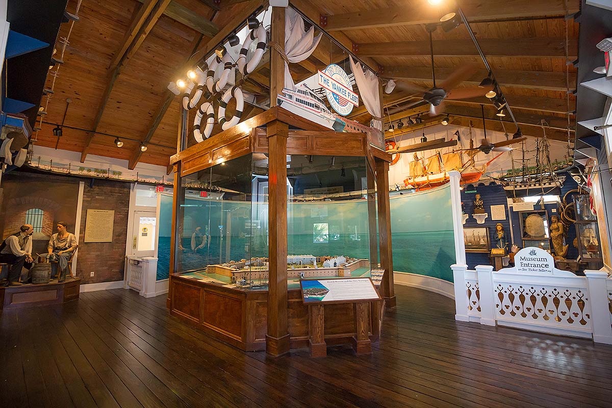 Sails to Rails Museum Fort Jefferson exhibit