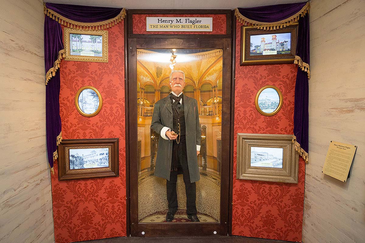 Sails to Rails Museum Henry Flagler exhibit