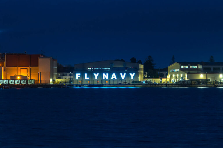 San Diego Fly Navy at night