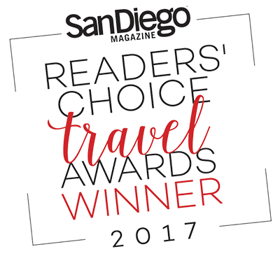 san diegos readers choice travel awards winner