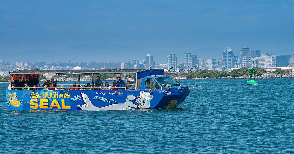 San Diego SEAL Tours at sea