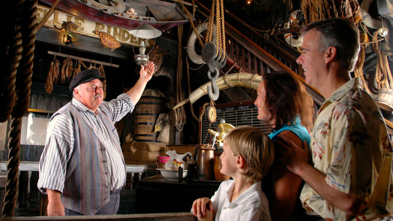 Key West Shipwreck Treasure Museum guests and host