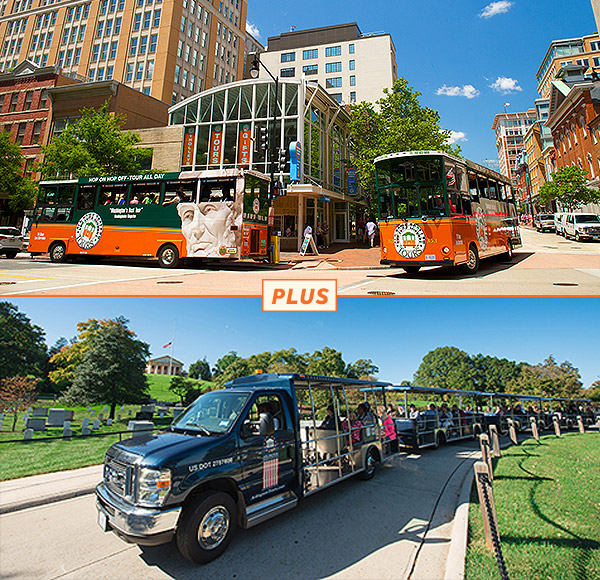 arlington cemetery tour plus old town trolley tour package