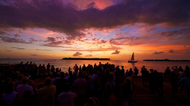 Key West sunset at Mallory Square