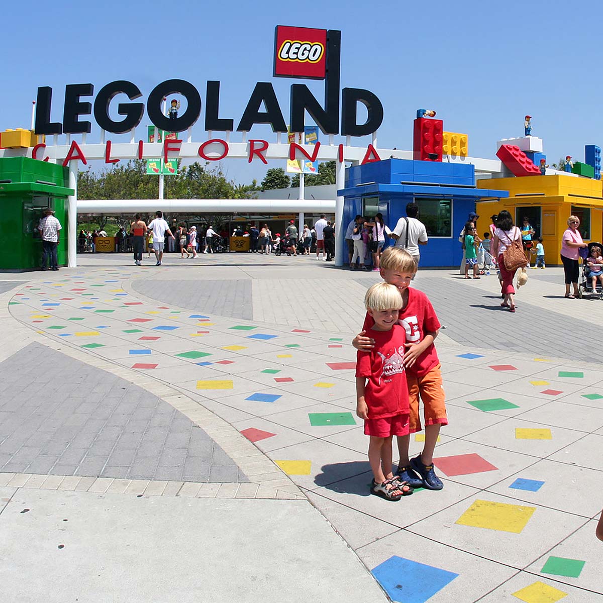 guests at LEGOLAND entrance