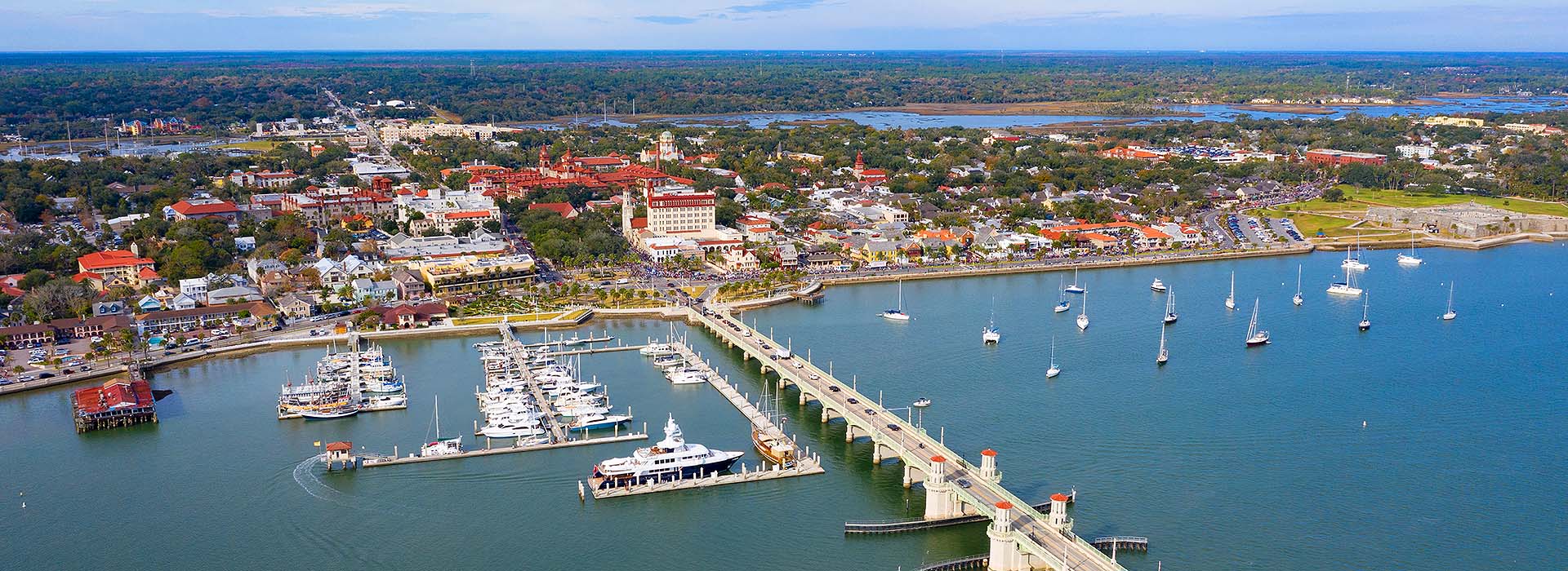 aerial view of St. Augustine