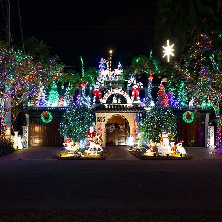 Key West holiday lights