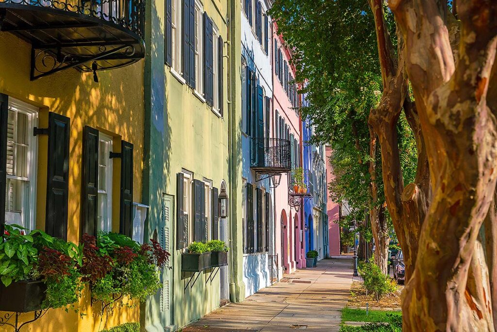 Charleston Rainbow Row