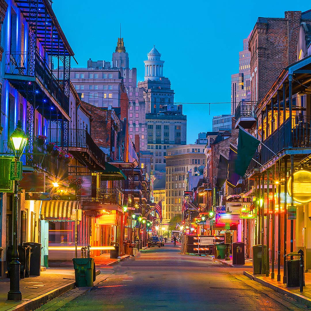 the french quarter in New Orleans