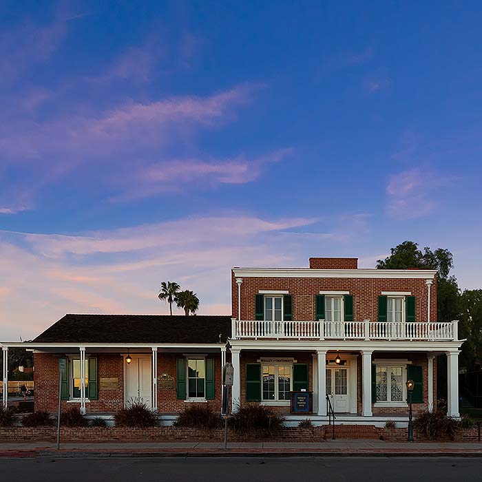 Whaley House in the evening