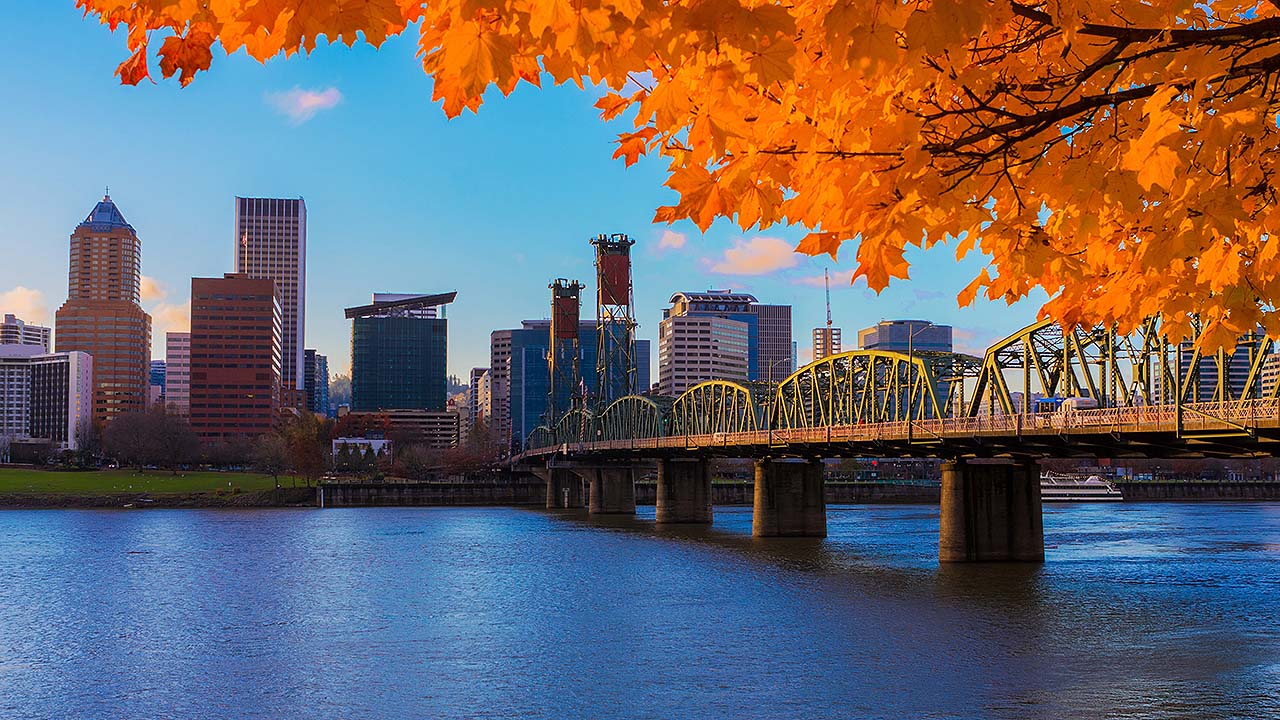 Portland Oregon in Fall