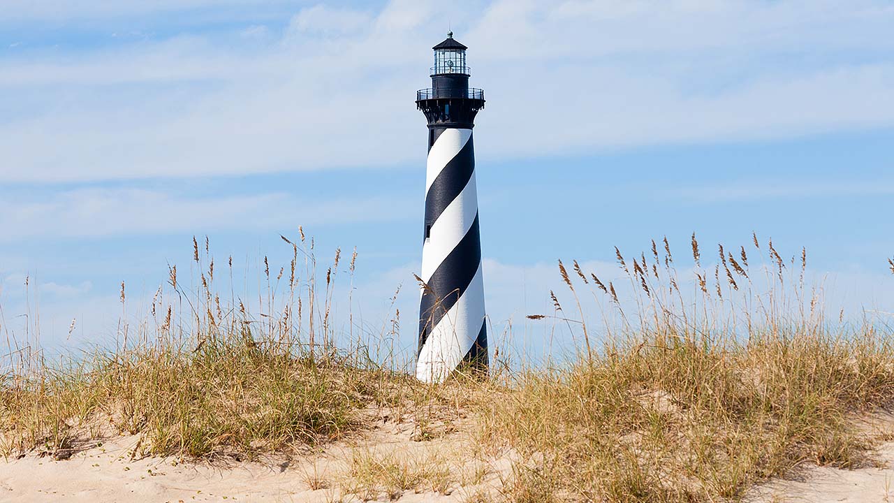 Cape Hatteras Lighthouse in Outer Banks, North Carolina