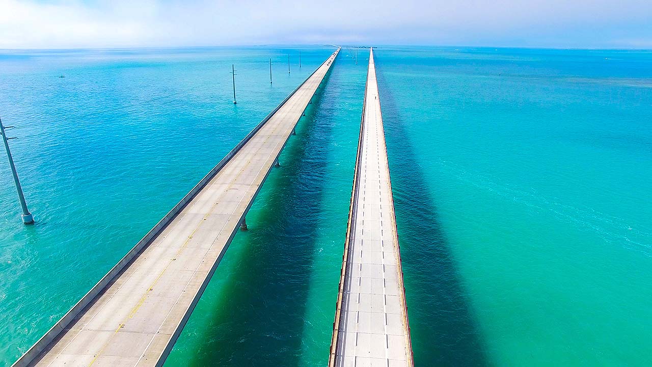 Seven Mile Bridge in the Florida Keys